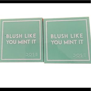 Two peachy coral blushes